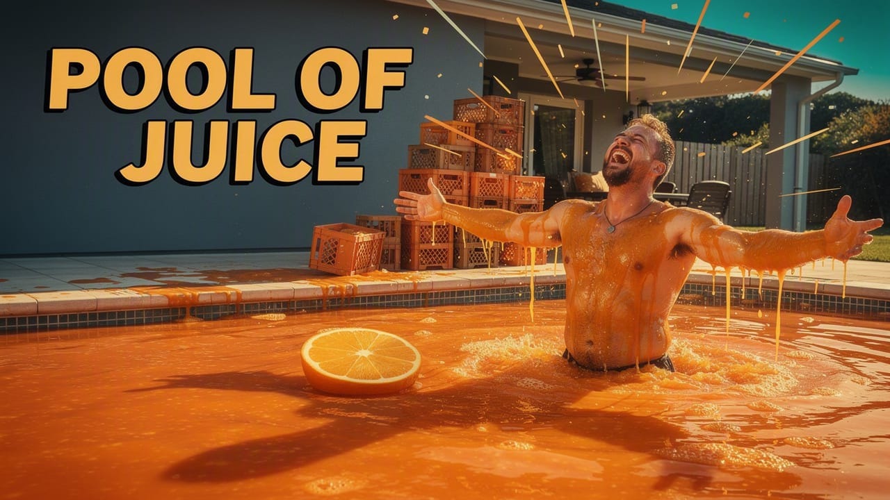 Thumbnail concept: Pool of juice